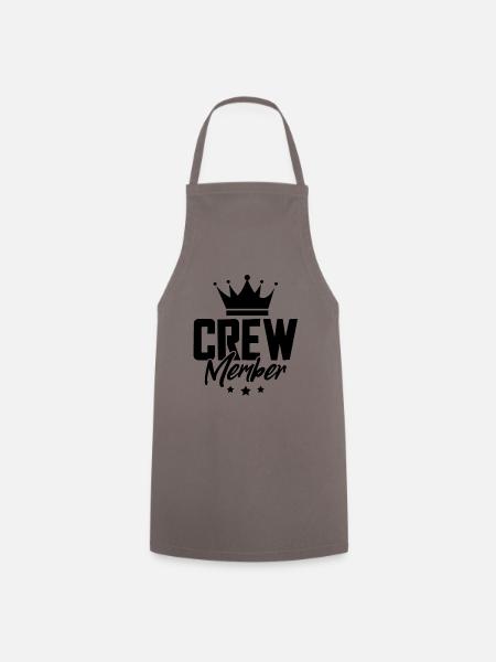 Official Crew Member - Kochschürze - Grau