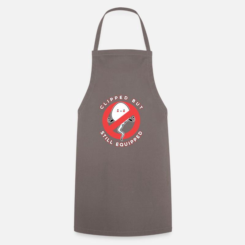 Vasectomie - Tablier de cuisine - gris