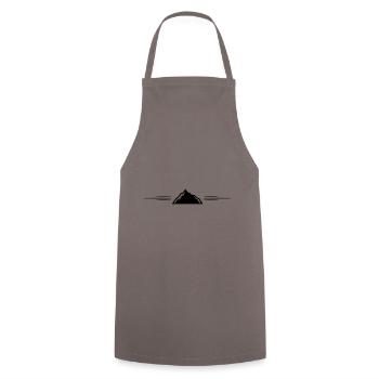 Mountain Icon Line - Cooking Apron - grey - Front - AI Model Male 185 dark (185cm)