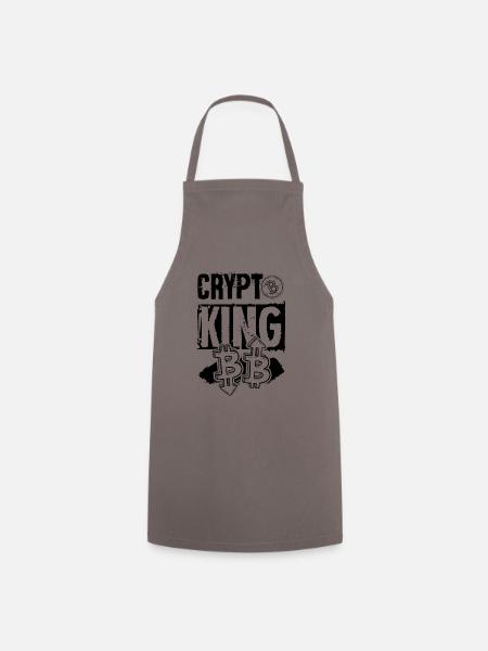 Crypto King - Kochschürze - Grau