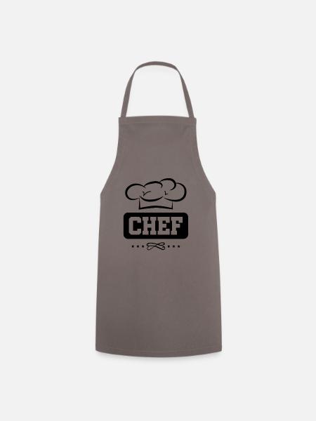 chef chef - Cooking Apron - grey