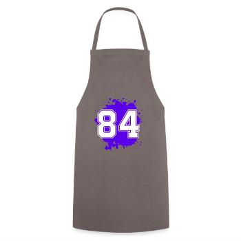 84 Nombre d’objets blob - Tablier de cuisine - gris - Devant - AI Model Male 185 dark (185cm)