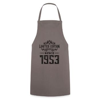 Édition limitée 1953 - Tablier de cuisine - gris - Devant - AI Model Male 185 dark (185cm)