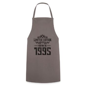 Édition limitée 1995 - Tablier de cuisine - gris - Devant - AI Model Male 185 dark (185cm)