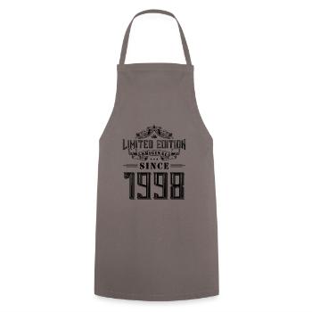 Édition limitée 1998 - Tablier de cuisine - gris - Devant - AI Model Male 185 dark (185cm)