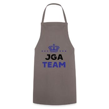Jga Junggesellenabschied Team - Kochschürze - Grau - Vorne - AI Model Male 185 dark (185cm)