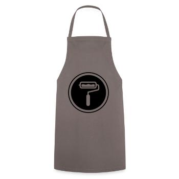Painter Silhouette icon - Cooking Apron - grey - Front - AI Model Male 185 dark (185cm)