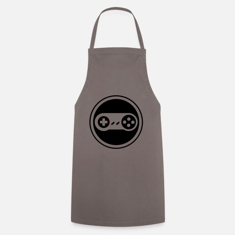 Icône de manette de jeu Gamer - Tablier de cuisine - gris