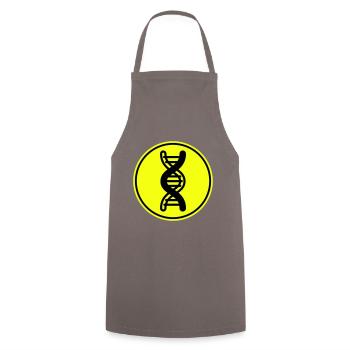 Dna symbol - Kochschürze - Grau - Vorne - AI Model Male 185 dark (185cm)