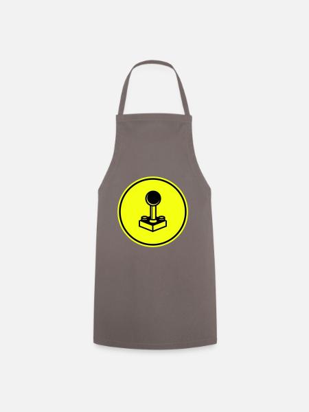 Joystick Gamer - Cooking Apron - grey