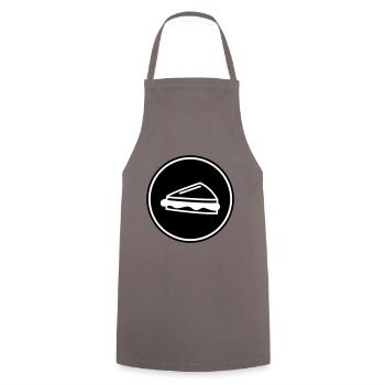Sandwich - Kochschürze - Grau - Vorne - AI Model Male 185 dark (185cm)