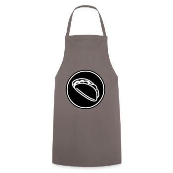 Burrito Symbol - Cooking Apron - grey - Front - AI Model Male 185 dark (185cm)