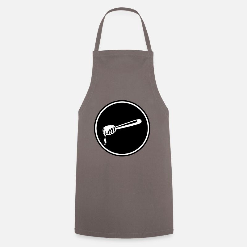 Symbole de ciseau en bâton apiculteur - Tablier de cuisine - gris