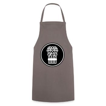 Vegetable icon - Cooking Apron - grey - Front - AI Model Male 185 dark (185cm)
