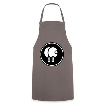 Table Tennis Sport Ping pong - Cooking Apron - grey - Front - AI Model Male 185 dark (185cm)