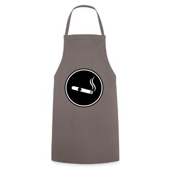 Cigar Symbol - Cooking Apron - grey - Front - AI Model Male 185 dark (185cm)
