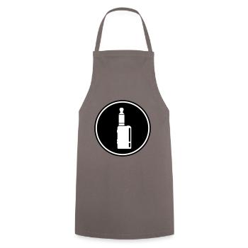 Silhouette de cigarette électronique - Tablier de cuisine - gris - Devant - AI Model Male 185 dark (185cm)
