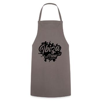 Ibiza Équipage - Tablier de cuisine - gris - Devant - AI Model Male 185 dark (185cm)