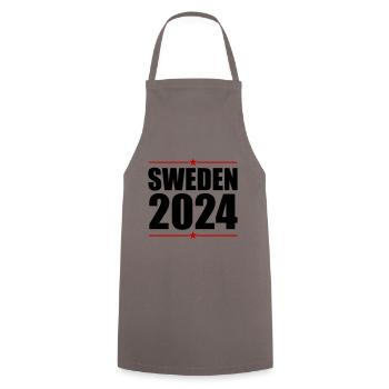 Suède 2024 - Tablier de cuisine - gris - Devant - AI Model Male 185 dark (185cm)