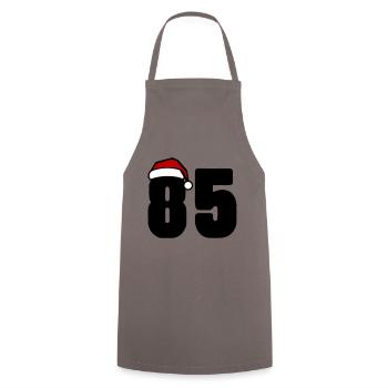 85 Number Christmas - Cooking Apron - grey - Front - AI Model Male 185 dark (185cm)
