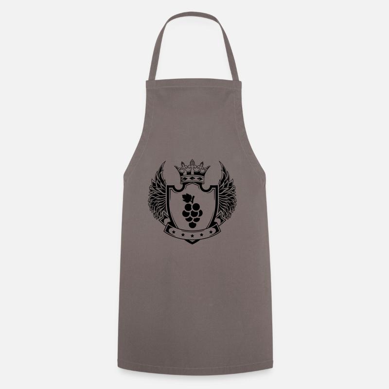 raisins - Tablier de cuisine - gris