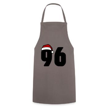 96 Numéro Noël - Tablier de cuisine - gris - Devant - AI Model Male 185 dark (185cm)