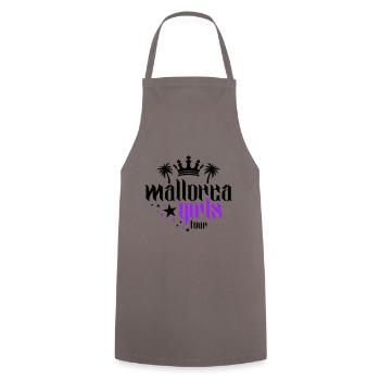 Visite des filles de Majorque - Tablier de cuisine - gris - Devant - AI Model Male 185 dark (185cm)