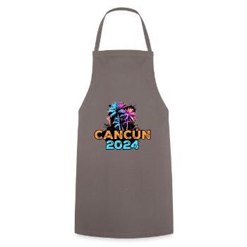 Cancun 2024 Tour - Cooking Apron - grey - Front - AI Model Male 185 dark (185cm)