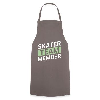 Skater Team - Cooking Apron - grey - Front - AI Model Male 185 dark (185cm)