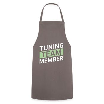 Équipe de tuning - Tablier de cuisine - gris - Devant - AI Model Male 185 dark (185cm)