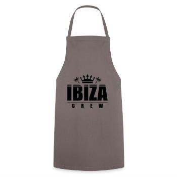 Ibiza Équipage - Tablier de cuisine - gris - Devant - AI Model Male 185 dark (185cm)