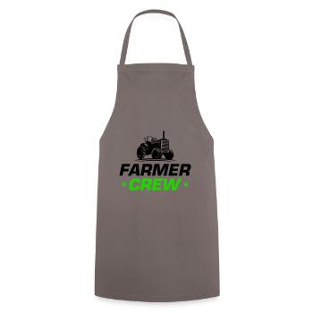 Tracteur Bauer Farmer Crew - Tablier de cuisine - gris - Devant - AI Model Male 185 dark (185cm)
