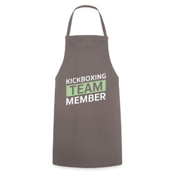Kickboxing Team - Cooking Apron - grey - Front - AI Model Male 185 dark (185cm)