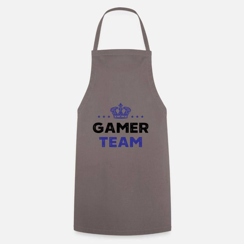 Gamer Team - Cooking Apron - grey