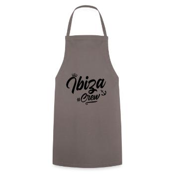 Ibiza Équipage - Tablier de cuisine - gris - Devant - AI Model Male 185 dark (185cm)