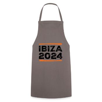 Devis Ibiza 2024 - Tablier de cuisine - gris - Devant - AI Model Male 185 dark (185cm)
