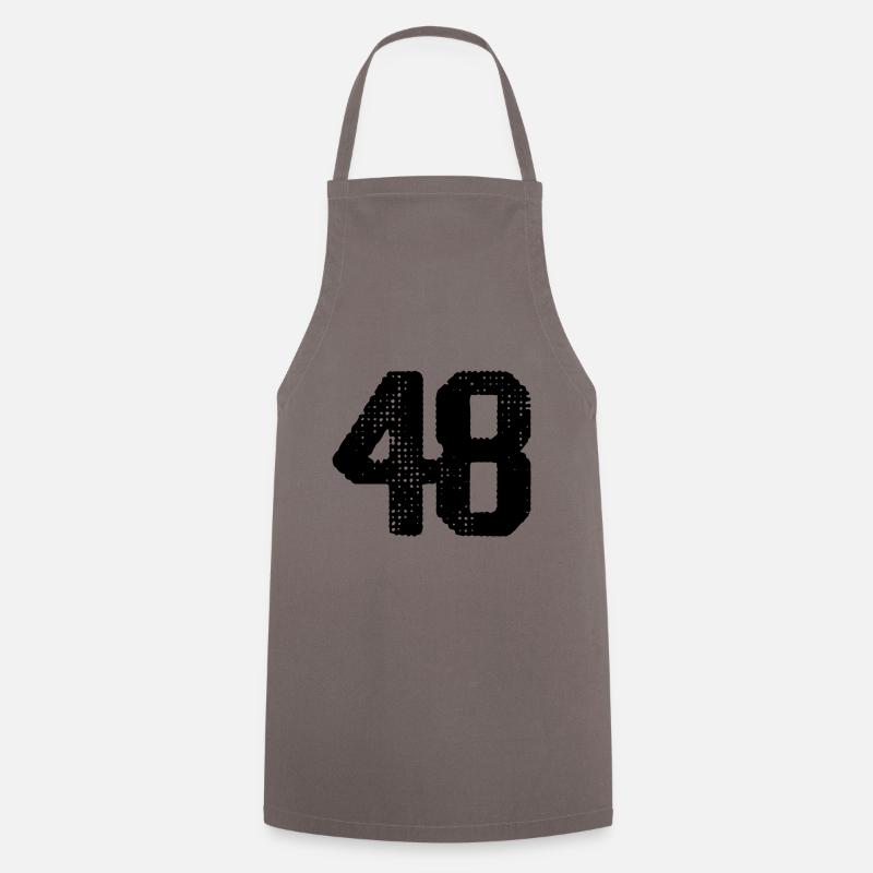 48 number jersey - Cooking Apron - grey