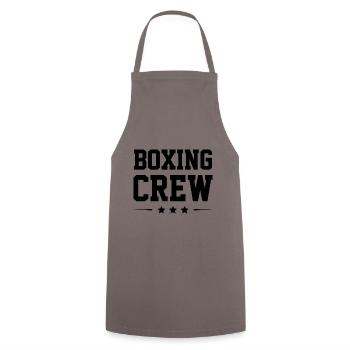 Équipe de boxe - Tablier de cuisine - gris - Devant - AI Model Male 185 dark (185cm)