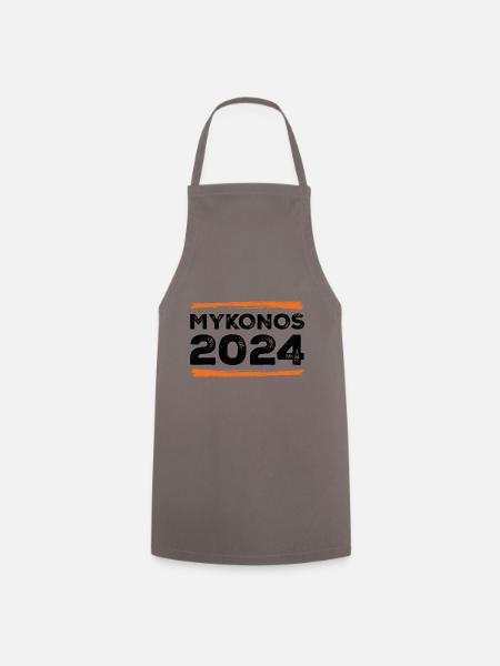 Mykonos 2024 - Kochschürze - Grau