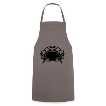 Animal cancéreux - Tablier de cuisine - gris - Devant - AI Model Male 185 dark (185cm)