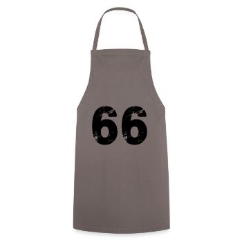 Maillot à 66 numéros - Tablier de cuisine - gris - Devant - AI Model Male 185 dark (185cm)