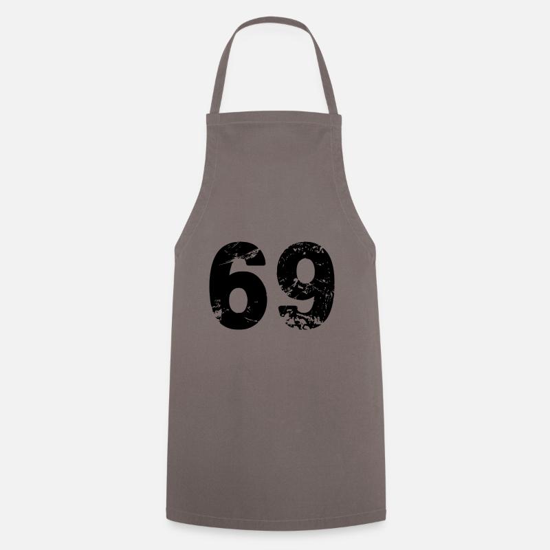 Maillot à 69 numéros - Tablier de cuisine - gris