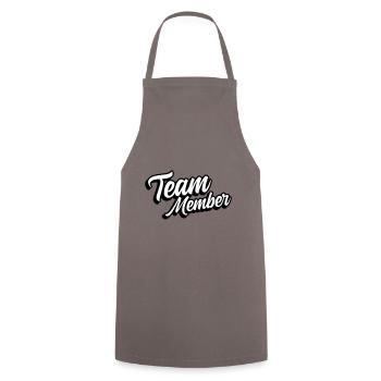 Membres de l’équipe - Tablier de cuisine - gris - Devant - AI Model Male 185 dark (185cm)