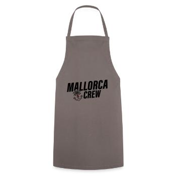 Mallorca équipage ancre palmier coeur amour - Tablier de cuisine - gris - Devant - AI Model Male 185 dark (185cm)