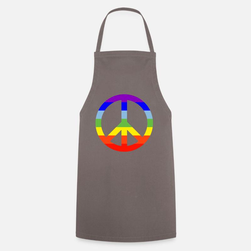 PAIX COLORÉE! - Tablier de cuisine - gris
