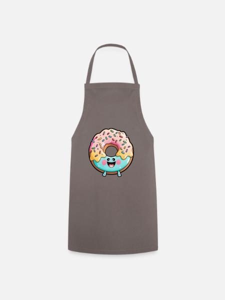 Donut Comic - Tablier de cuisine - gris