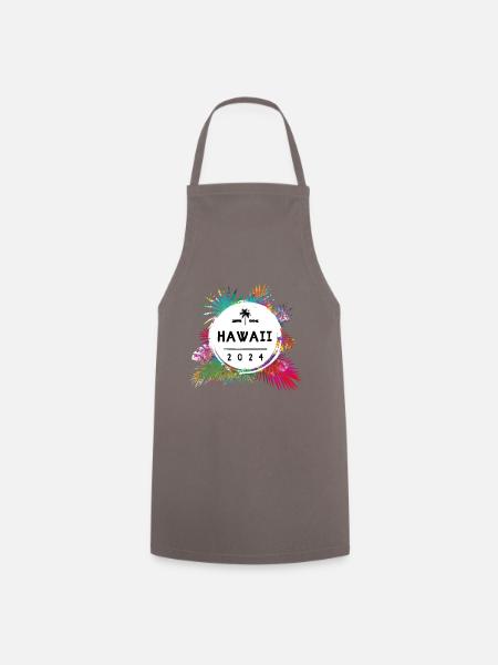 Hawaï 2024 Coloré - Tablier de cuisine - gris