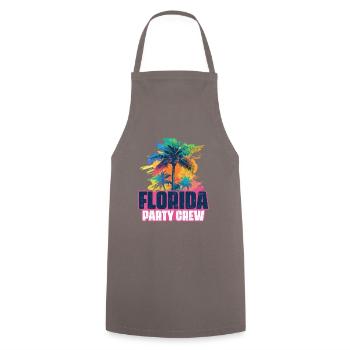 Vacances de l’équipage de fête en Floride - Tablier de cuisine - gris - Devant - AI Model Male 185 dark (185cm)