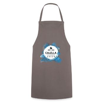 Calella 2024 Coloré - Tablier de cuisine - gris - Devant - AI Model Male 185 dark (185cm)