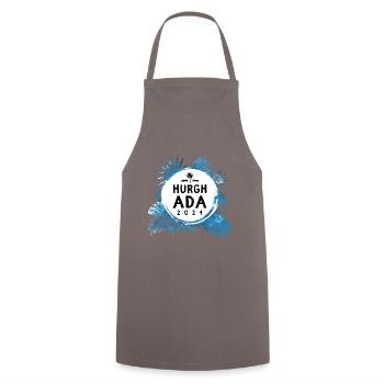 Hurghada 2024 Colorful - Cooking Apron - grey - Front - AI Model Male 185 dark (185cm)
